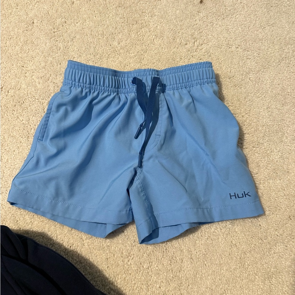 Huk Sky Blue Casual Shorts